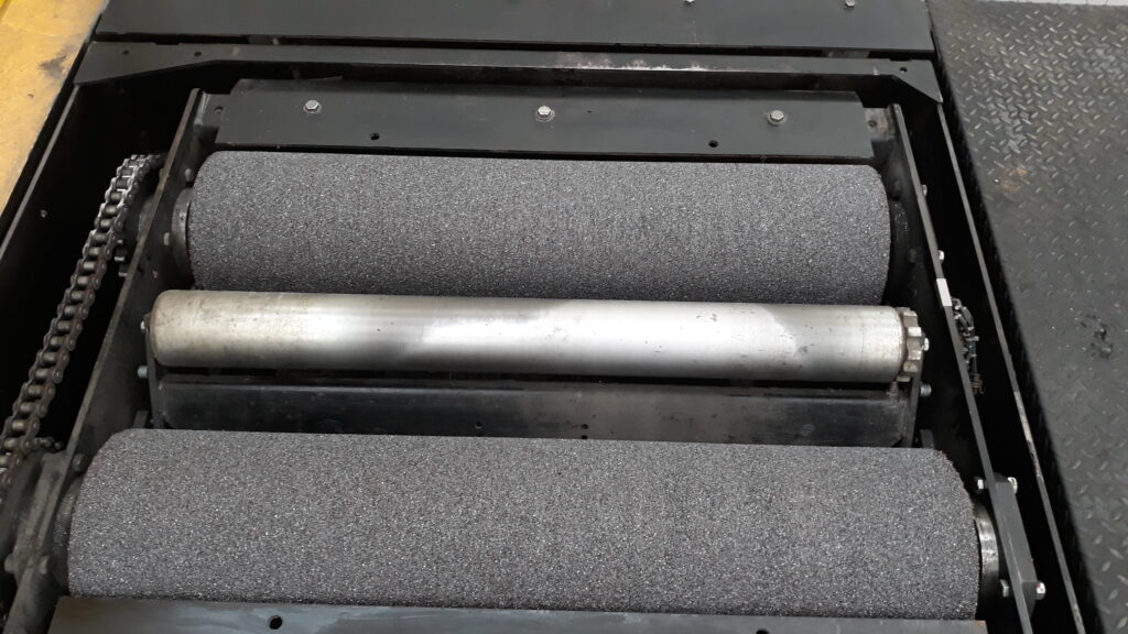 recobrimento de rolos de frenómetro